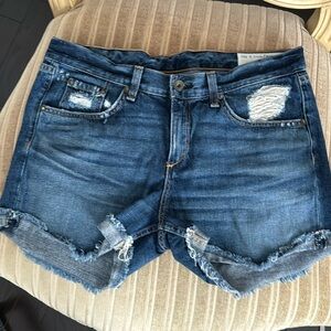 Women's Blue Jean Shorts Rag & Bone